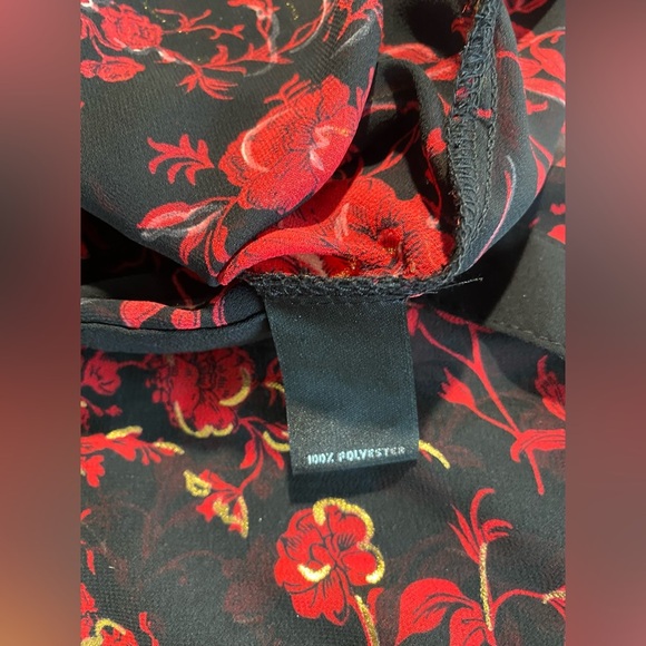 NEW 2X Plus Size Slim Factor by Investments Baroque Floral Long Sleeve Top $99 - Picture 10 of 12